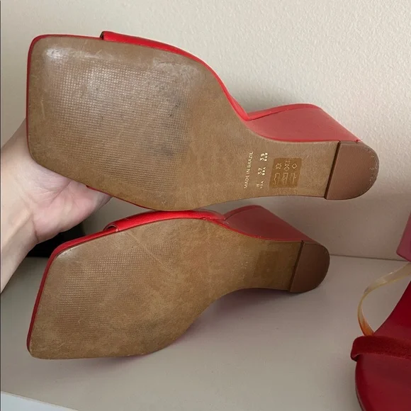 L'intervalle Toscana Leather Wedge - Picture 2 of 3